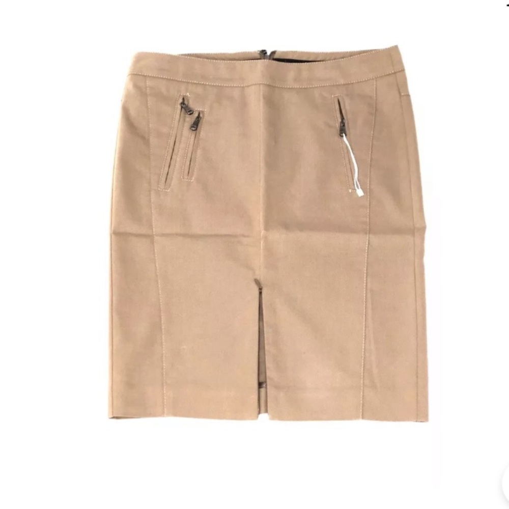 Marella Sport Beige Split Pencil  Skirt Italy Sz 6